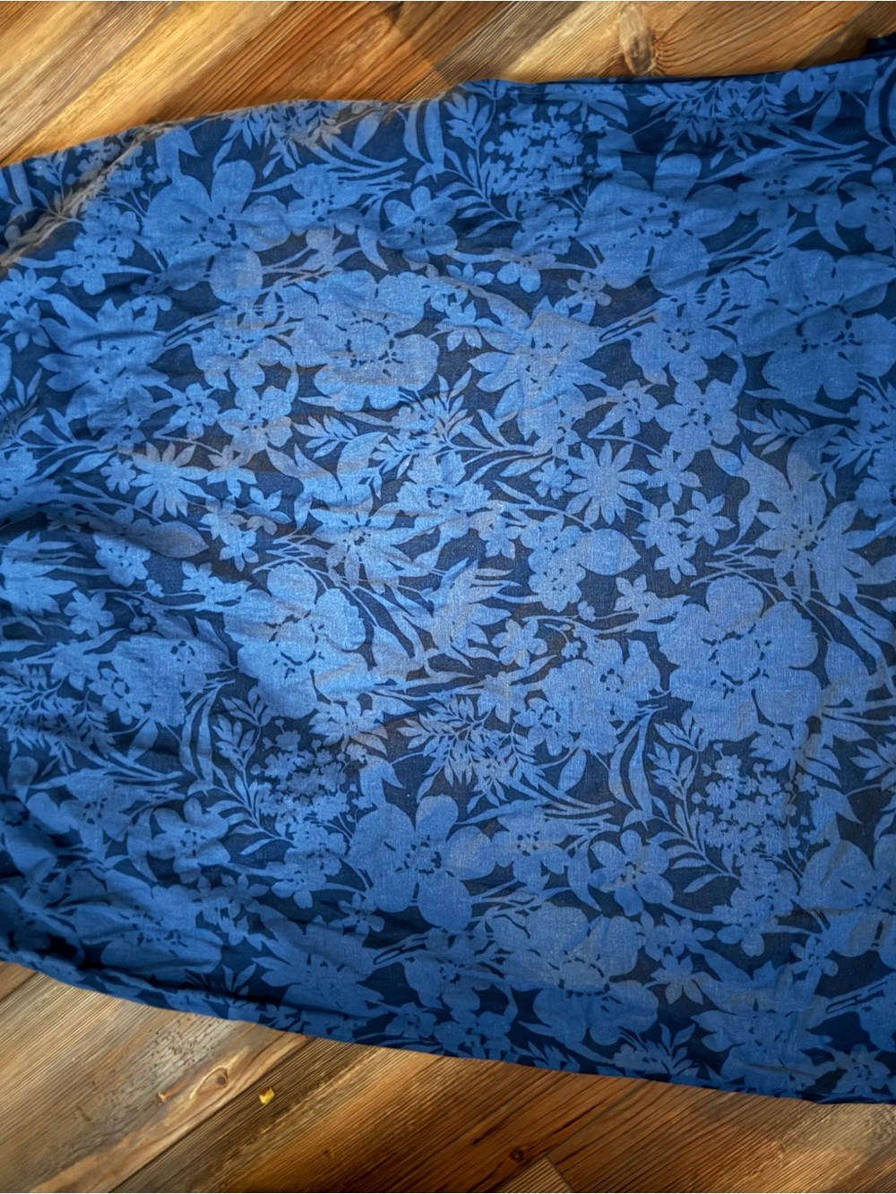 GAP Blue Floral Maxi Skirt
